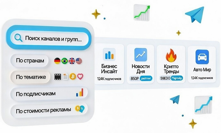 Поиск каналов